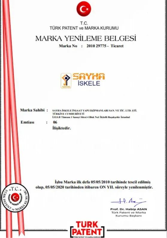 Certificado de Registro de Marca